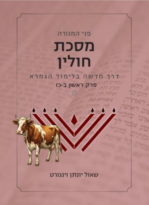 פני המנורה - מסכת חולין פרק ראשון 77 עמודים | (קובץ דיגיטלי)